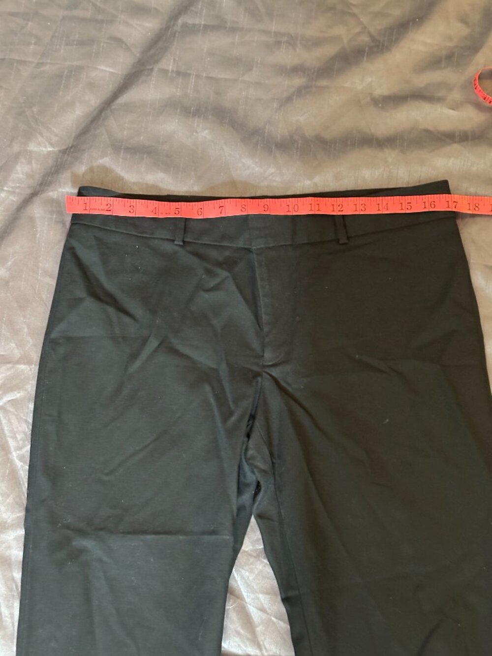 ESCADA Black Wool Casual Pants Women's Size 46 - Picture 13 of 15